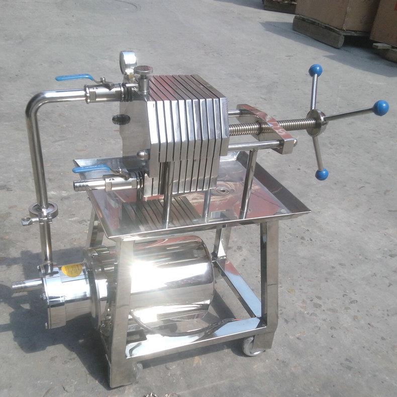 长期供应WBG-150不锈钢板框过滤器制药级板框过滤器