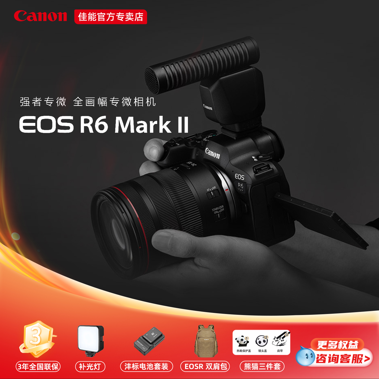 佳能R6Ⅱ2二代专业微单数码相机