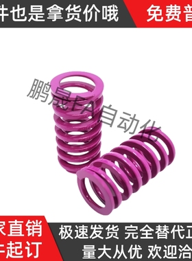 紫色YSWC-D21-L30L35L40L45L50L55L60L65L70L80L90L150矩形弹簧