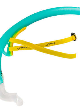 FINIS 稳定式直立型技术训练呼吸管 低水阻高速度游泳专业呼吸管