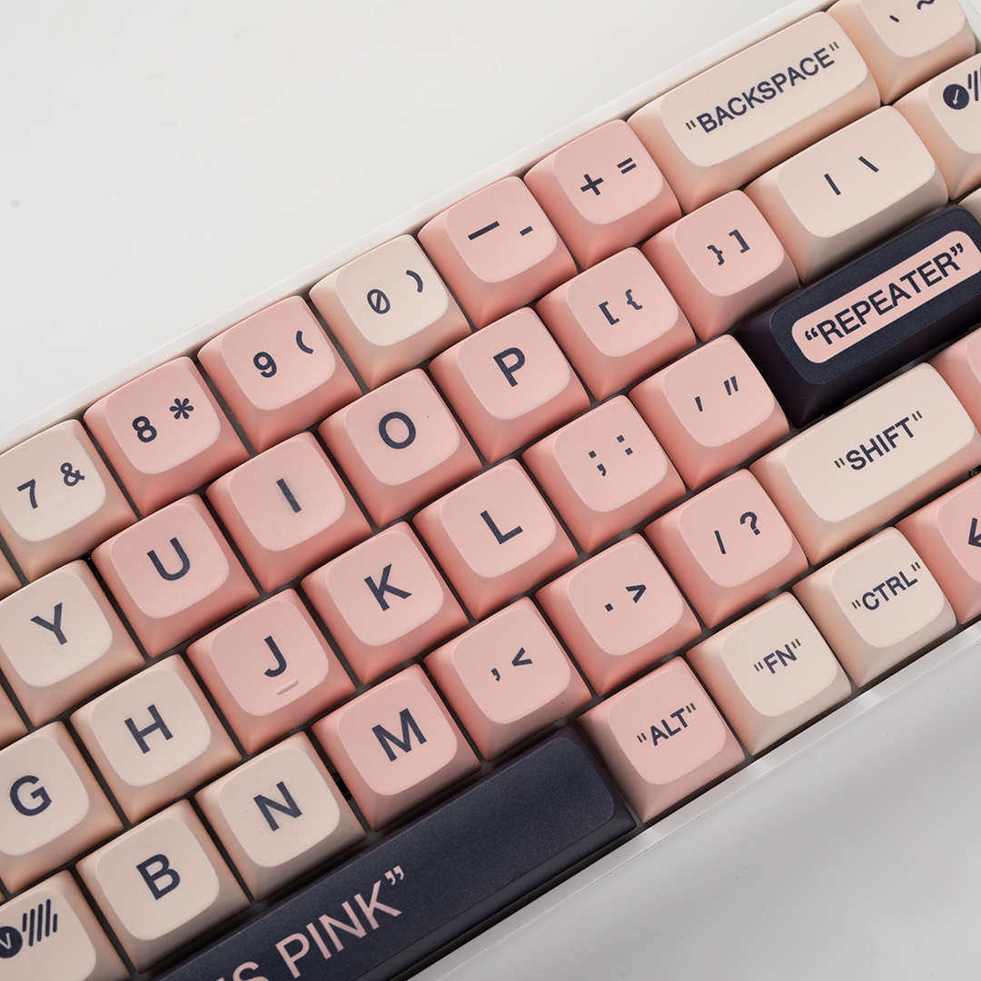 脏粉塑料键帽XDA高度PBT热升华68/75/84/87/98/104/108RK VGN S99图片