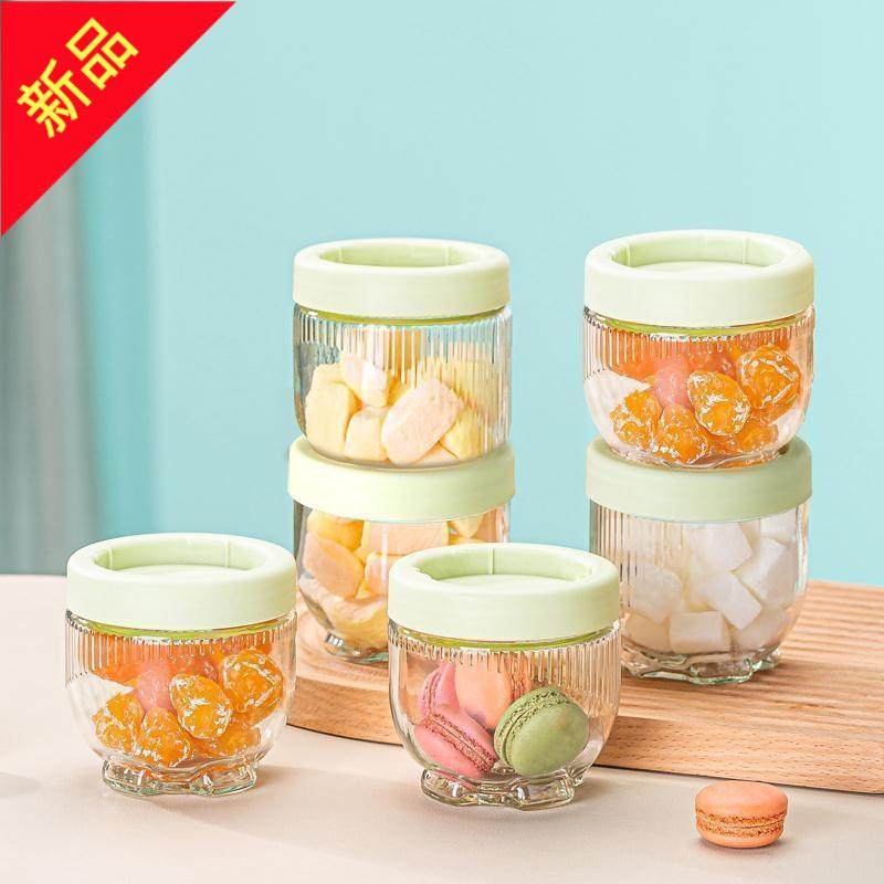 创意家用猫爪储物罐玻璃收纳密封罐食杂粮大口径乾果储藏罐,厨房/烹饪用具,密封罐,淘宝优惠券,粉丝福利购,淘宝优惠卷