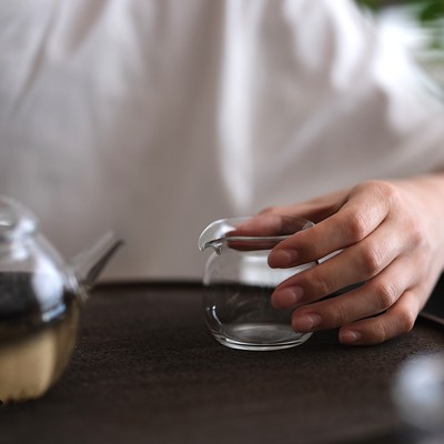 自慢堂无耳公道杯分茶器匀杯茶具