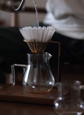 日式北村妙子同款 手作耐热玻璃咖啡分享壶 手冲咖啡壶 可直火壶