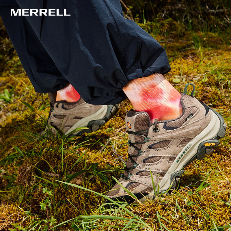 MERRELL迈乐MOAB3 GTX丨防水登山户外徒步鞋男防滑透气休闲运动鞋
