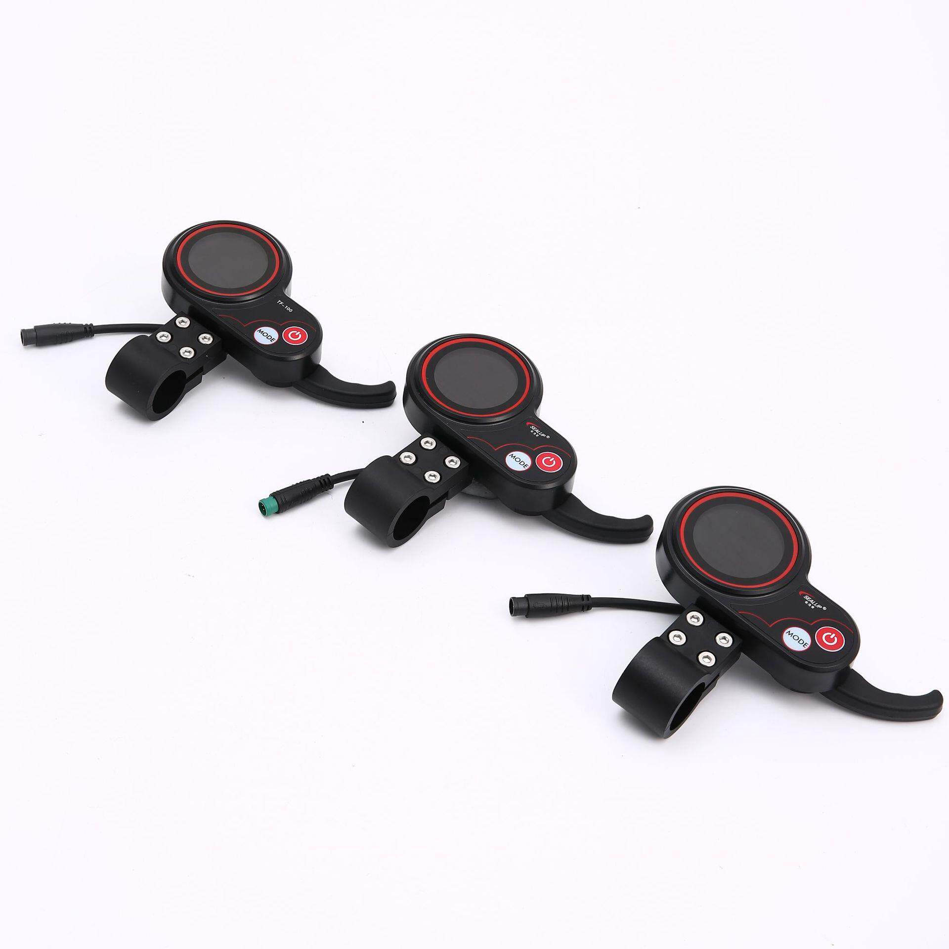 十寸电动滑板车配件希洛普仪表TF100控制器36智能48V指勾六针五针