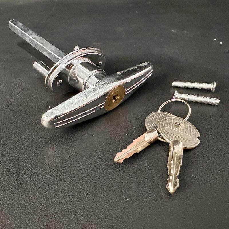 车库门锁翻版车库门锁卷帘门锁T型车库锁锁锁芯应急锁羊角十字锁