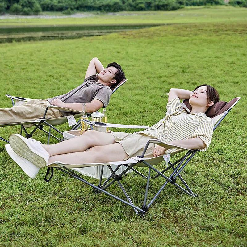 户外折叠椅车载午休椅便携式美术生椅月亮椅子露营钓鱼靠背椅凳子