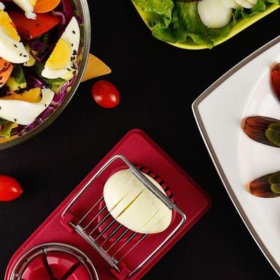 现货双头鸡蛋切片器花式二合一切蛋器多瓣蛋切器松花蛋分割器工具