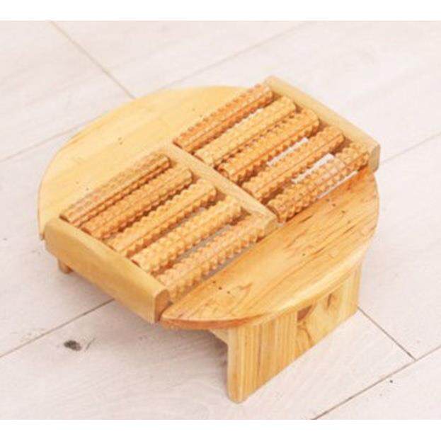 KI9S足浴桶配件木桶按摩器泡脚桶洗脚盆熏蒸脚凳子架搁脚小木凳子