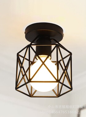 Industrial Ceiling Lamp Shade Fixture For Hallway Entrance A