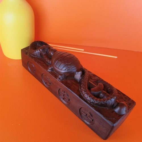 道雷击枣木惊堂木八卦玄武雷击木镇坛木镇尺醒木八卦龟蛇惊堂木