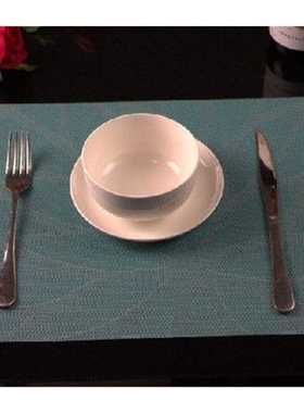 6pcs Dining Table Mat Kitchen Accessories Silicone Pvc