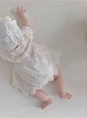 0-3Yrs Infant Clothes Rompers 2022 Summer Newborn Grils Cott