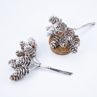 Plants Artificial Bundle Decorative Pine Cone Fake 极速10pcs