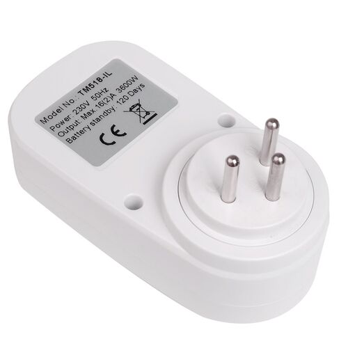 极速IL Plug Outlet Electric Digital Time Control 7 Day Weekl