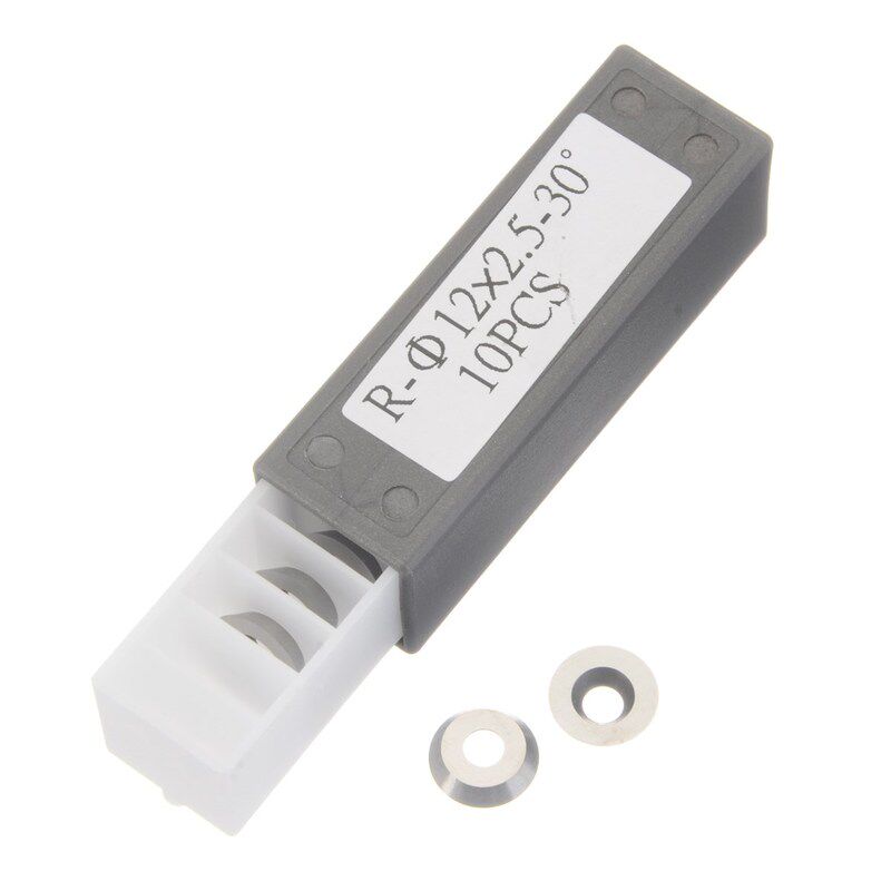 10pcs 1/2 12mm Round Carbide Cutter Inserts Wood Turni