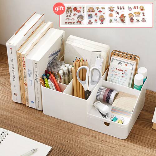 好货2in1 pen holder Desk organizer stationery Desk pencil ho