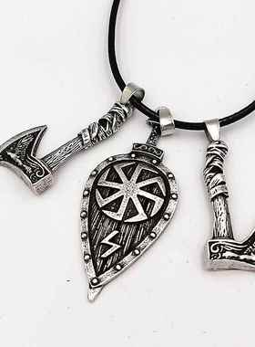 Freeship Norse Pirate Viking Odin raven Wolf Slavic Amulet S