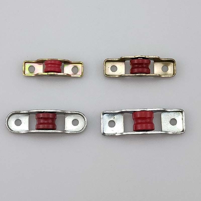 展示柜点轮餐柜滑 冰柜冷柜推拉玻璃窗滑轮 卧式岛柜门冰箱滚轮子