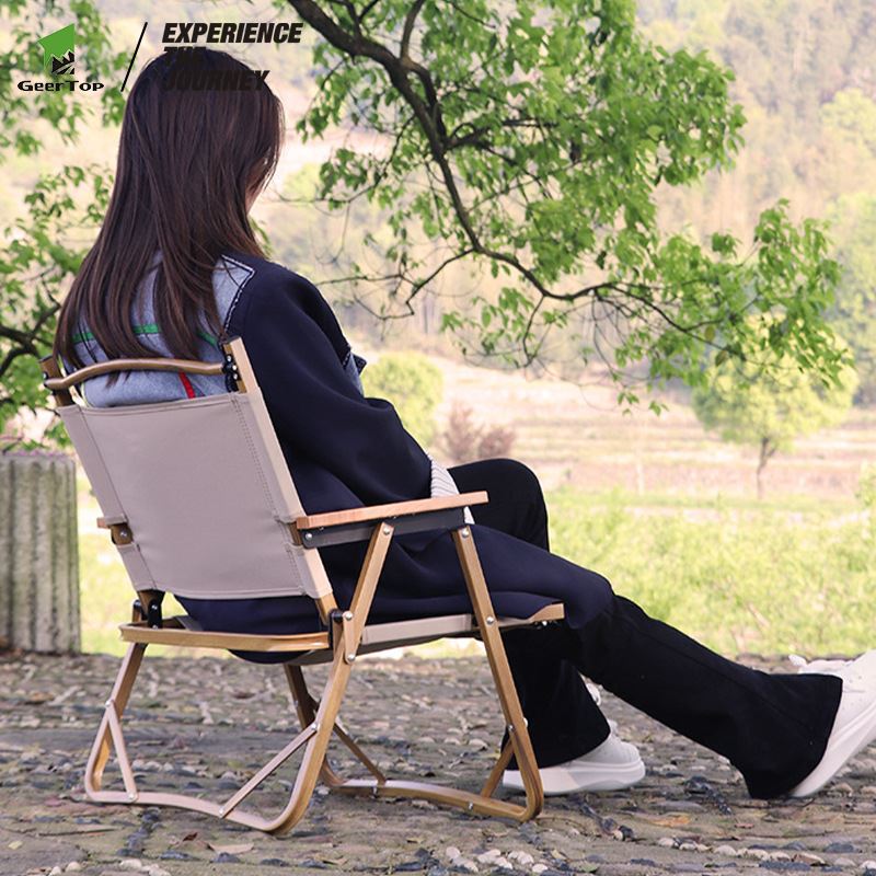 工厂铝合金克米特折叠椅户外可携式露营椅子轻便野营烧烤垂钓椅