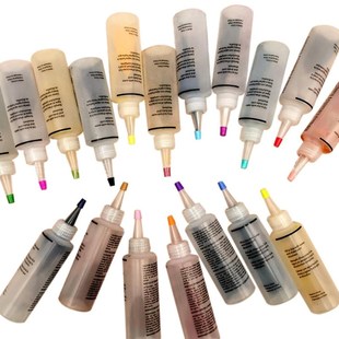 10 Bottles Kit Muti Color Dyes Permanent Paint Tie Dye Kit