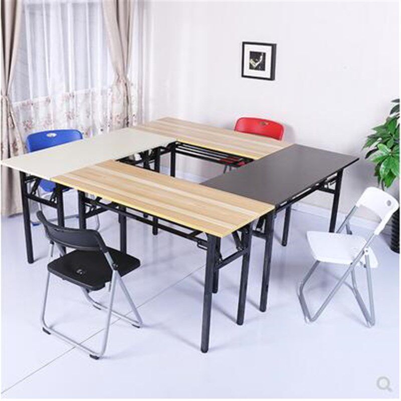 Long foldable table simple table office conference desk
