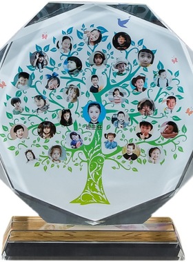 毕业季纪念品水晶相框摆件照片送同学聚会中学高中生礼物礼品