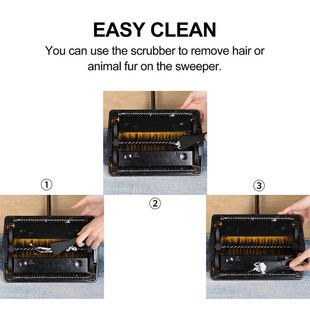 Yocada Carpet Floor Sweeper Cleaner for Home Office Carpets