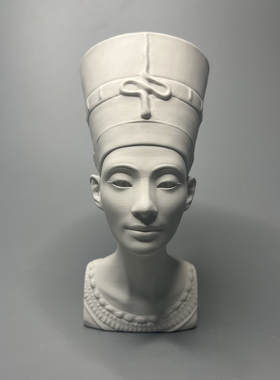 纳芙蒂蒂半身像古埃及博物馆复刻石膏像雕塑家居软装桌面摆件礼品