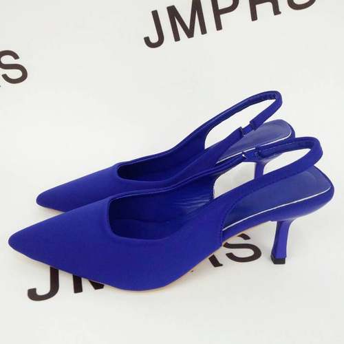 JMPRS Women Simple Blue Slingback Pumps Summer 2022 Elegant