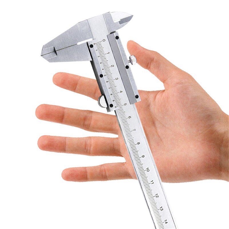 Vernier Caliper 6" 0-150mm 0.02mm Metal Calipers Gauge