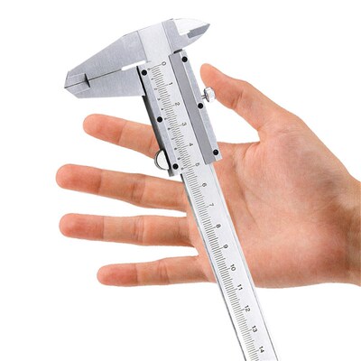 Vernier Caliper 6" 0-150mm 0.02mm Metal Calipers Gauge