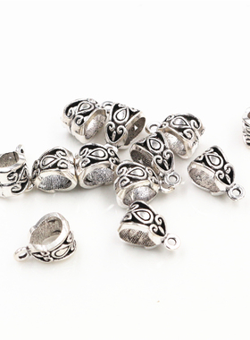 20pcs 13x8x8mm Beads Bails Pendants Jewelry Making DIY Neckl