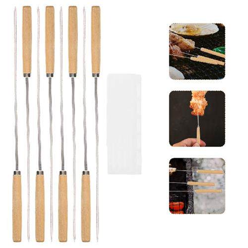 20 Pcs Barbecue Sign Bbq Utensils Set Skewers Grill
