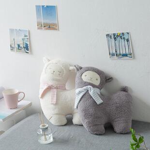 极速INS new alpaca pillow cute couple pacify doll cushion gi
