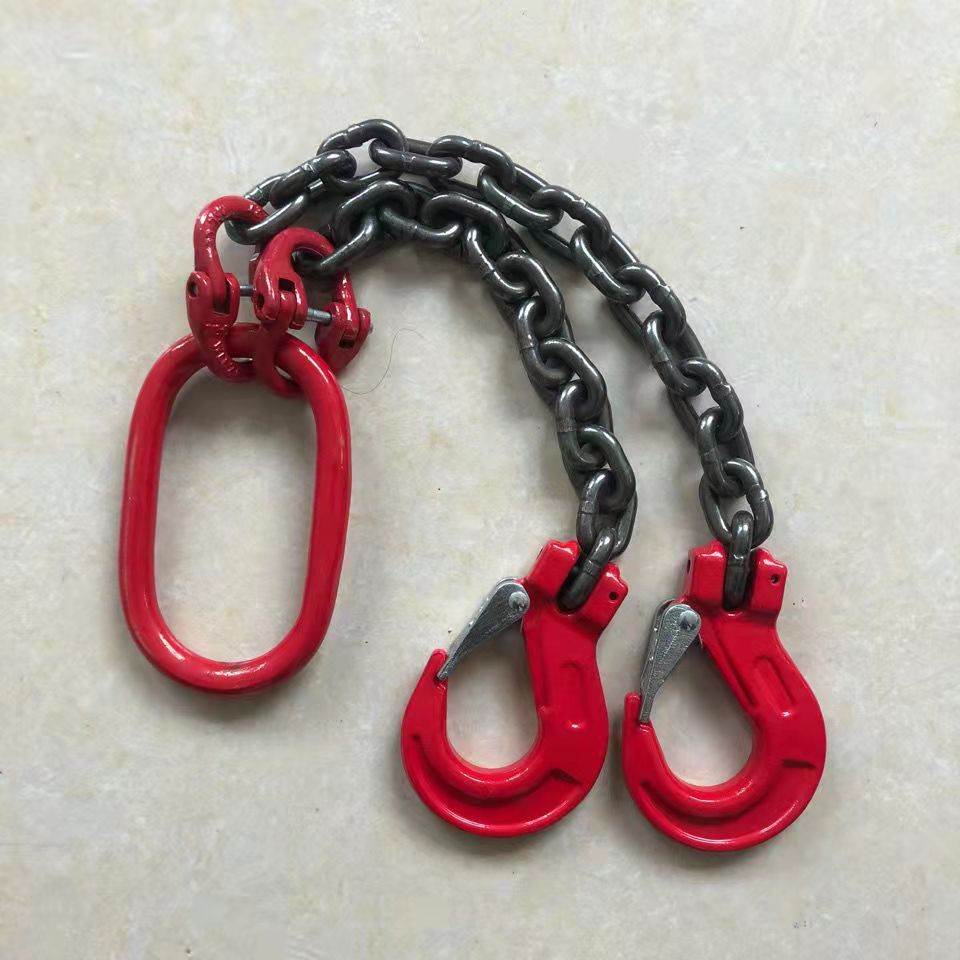 g80起重链条吊索具锰钢链条索具吊模具铁链卸钢筋铁链吊车吊具