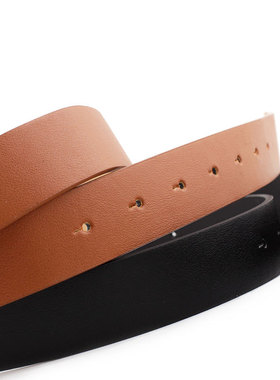 Luxury Fashion Leather Waist Belt Ceinture Femme Woman Doubl
