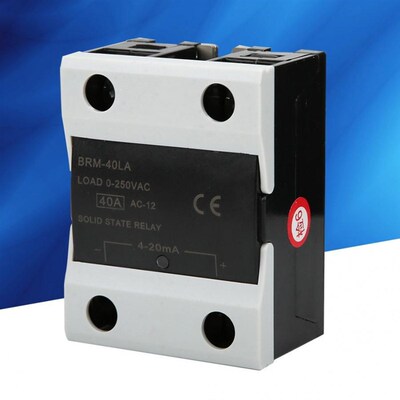 极速Solid State Relay SSR 4~20mA-AC 0~250V 40A Flame-Retarda