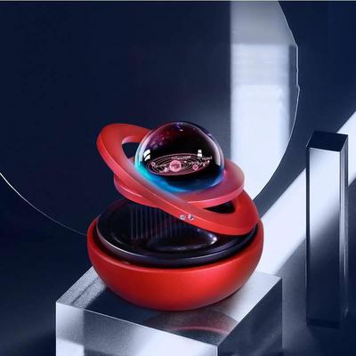 Solar Magnetic Levitation Car Rotating Car Decoration