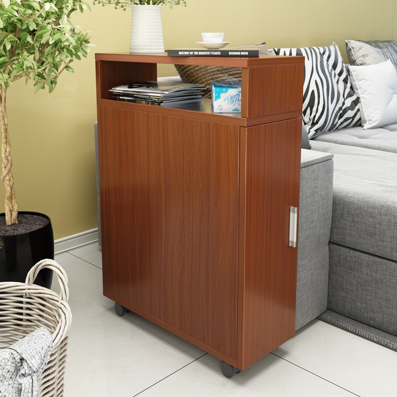 沙发边柜边几带门移动缝隙柜卫生间角柜收纳柜边夹缝柜储物柜B1