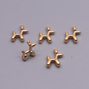 High-quality Metal Alloy Stereo Cute Balloon Dog Charms Pend