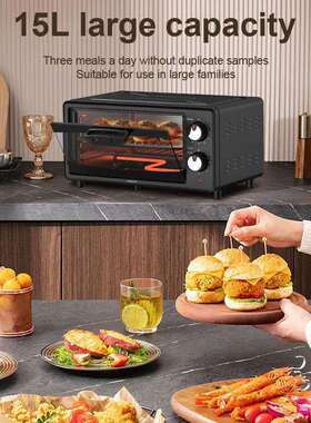 出口家用电烤箱15L烘焙微波炉多功能烤箱TOASTER OVEN 415sokany