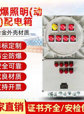 工业防爆配电箱IIC级圆形气体粉尘铝合金防爆开关箱明装厂家直销