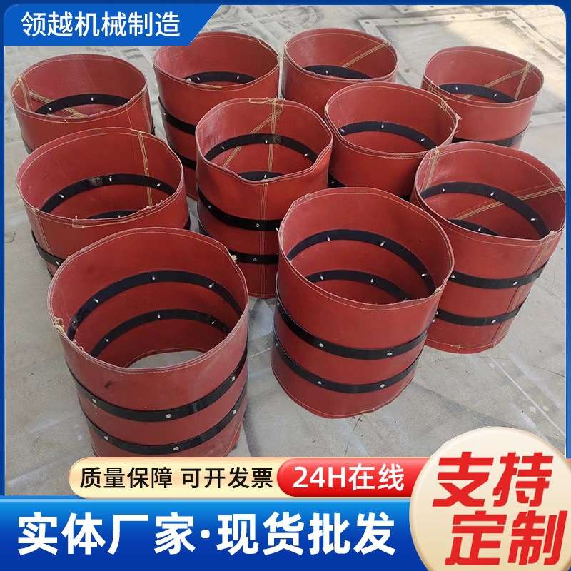 散装机伸缩下料布袋软管圆形风管风机通风软连接耐高温帆布软接头