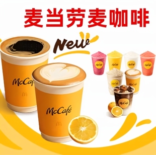 麦当劳麦咖啡代下单奶铁铂金燕麦拿铁美式咖啡优惠券雪冰早餐可用