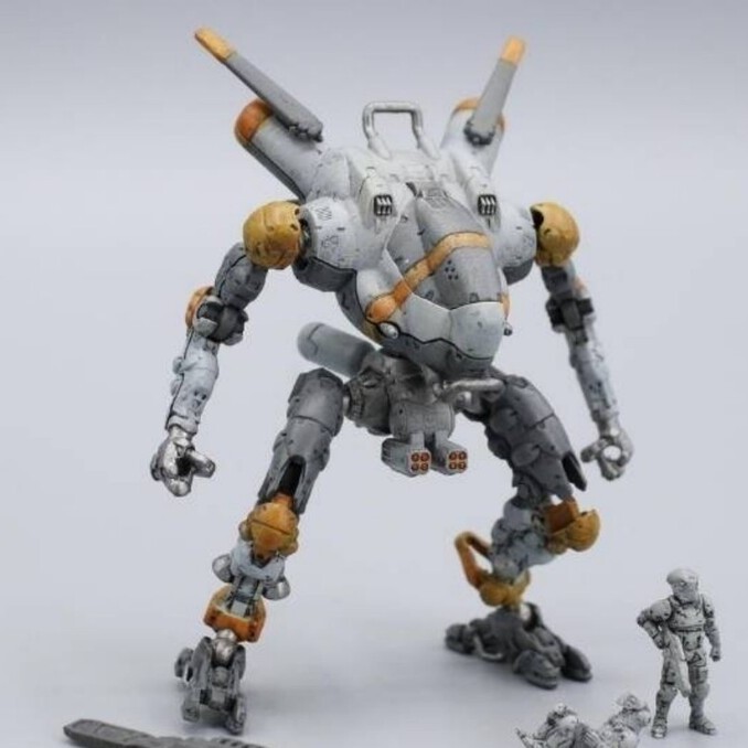 泰坦陨落可动机甲带驾驶员3D打印图纸高精度素材STL模型文件