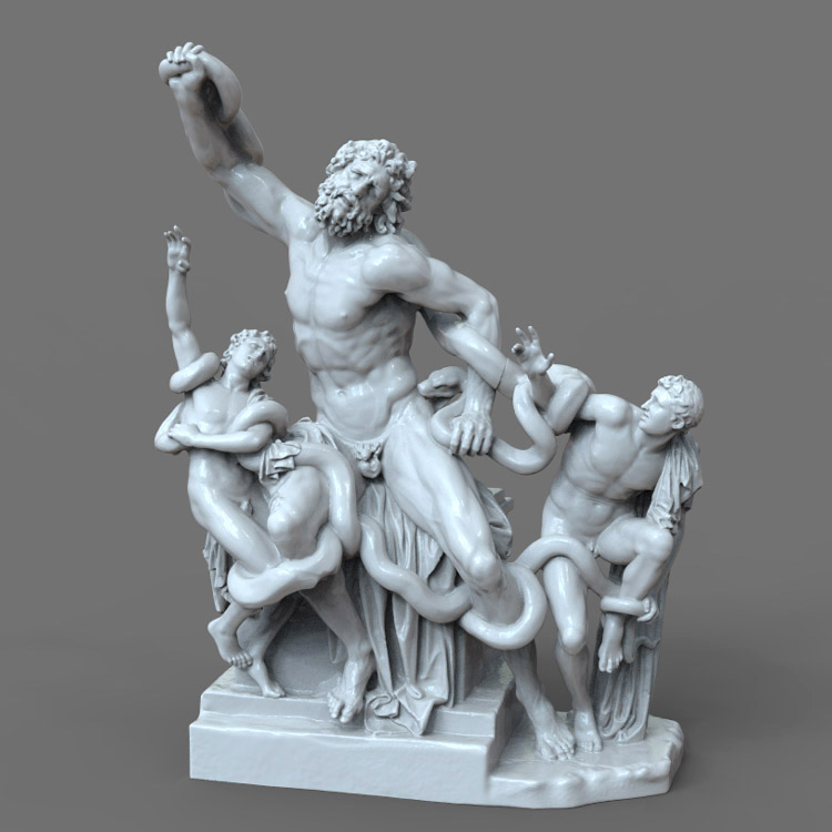 3d打印图纸模型罗马拉奥孔和他的儿子们STL雕像圆雕