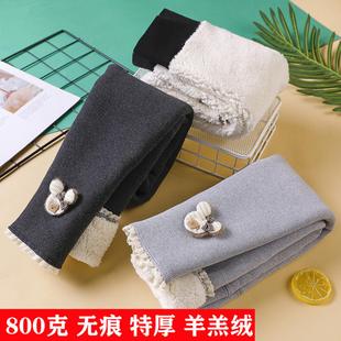 800克无痕一条过冬女童秋冬加绒加厚打底裤儿童裤子宝宝保暖裤A类