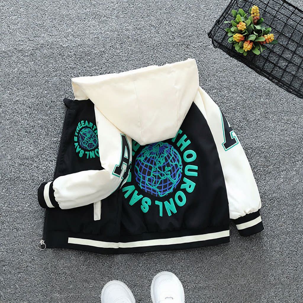 男童外套春装儿童春季薄款上衣连帽风衣韩版帅气中大童男孩女童